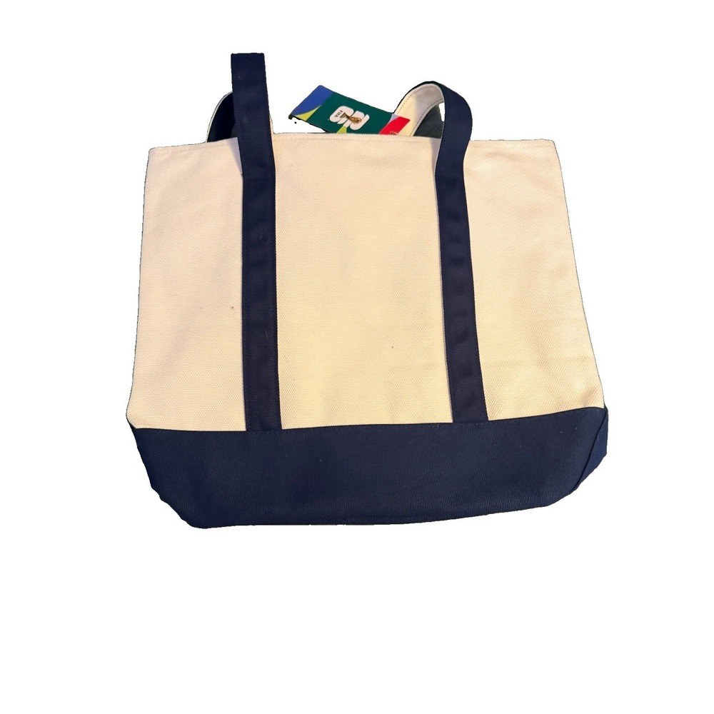 FIFA World Cup 2026 Canvas Tote Bag -  Navy Trim with Straps Soccer NWT - Picture 4 of 5